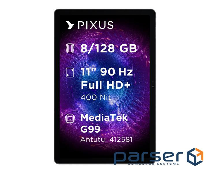 Планшет Pixus Titan 11" 8/128GB 4G Grey, 11" (1920х1200) IPS / MediaTek Hel (Titan 11" 8/128GB Grey)