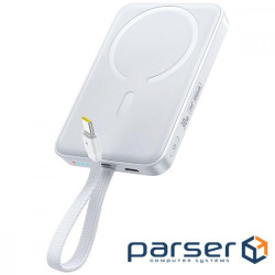 Портативная Батарея Baseus EnerFill FM11 with Built-in Type-C Cable 10000mAh 30W white (E0028905)