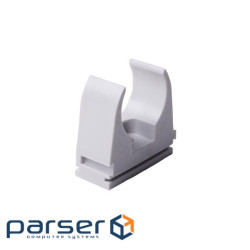 Кріплення труби 16 мм , D16мм, ПВХ,, t застосування -25+60 с, сіре (5316E_KB) (5316E_KB)