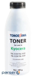 Тонер KYOCERA TK-1110/TK-1115/TK-1120/TK-1125, 180г Tomoegawa (TG-KM1020-180)