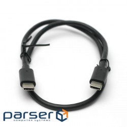 Дата кабель USB-C to USB-C 0.5m USB 3.0 PowerPlant (KD00AS1255)