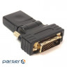 Перехідник HDMI AF - DVI (24+1) PowerPlant (KD00AS1301)
