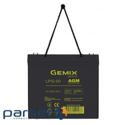 Батарея до ДБЖ Gemix 12В 50Ач (LP12-50) (LP1250)