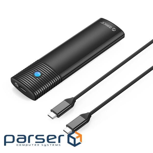 Внешний карман Orico SSD Enclosure M.2, USB 3.2 Type-C, Black (HC380503) (HC380503.M2UC)