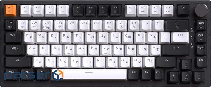 Бездротова механічна клавіатура GamePro MK160 QLAB Sakura Switch Black (MK160-B-QS-PRO)