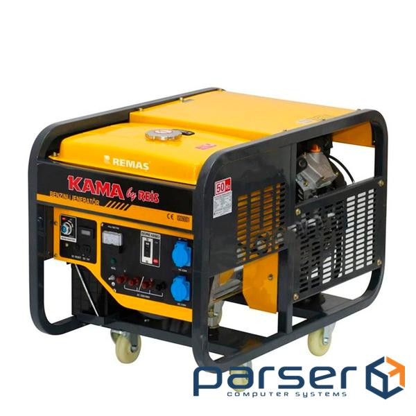 Генератор бензиновий KGL12000FE, однофазний 230V, 50Hz, 12KVA, 25L