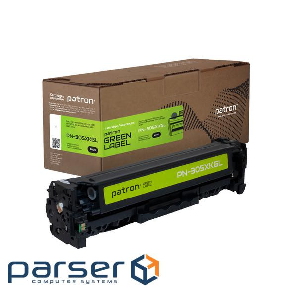 Картридж Patron HP 305X (CE410X) black Green Label (PN-305XKG)
