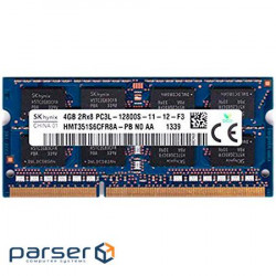 Модуль пам'яті HYNIX SO-DIMM DDR3 1600MHz 4GB (HMT351S6CFR8A-PB)