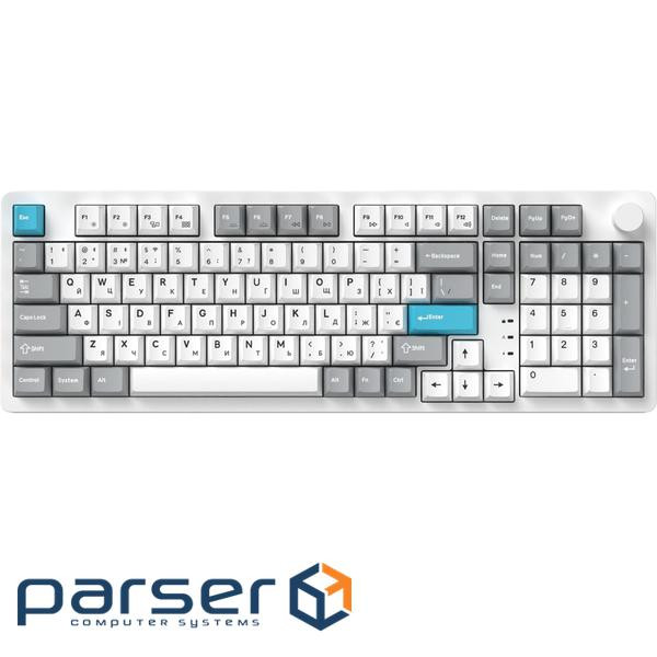 Бездротова механічна клавіатура GamePro Asgard Drakkar (MK305WH)