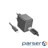 Зарядний пристрій HOCO CS11A USB + cable USB to Lightning black (6942007603560)