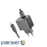 Зарядний пристрій HOCO CS11A USB + cable USB to Lightning black (6942007603560)