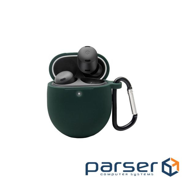 BeCover Silicon Headphone Case for Google Pixel Buds Pro Dark Green (709589)