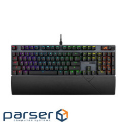 Клавіатура ігрова ASUS ROG Strix Scope II X NX Snow V2 EN PBT Black (90MP03XF-BKUA20)