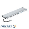 Хаб 2E USB-С USB-A 2.0/2xUSB-A 3.0/2xUSB-C PD/2xHDMI/VGA/jack3.5/microSD/SD/Ethernet, 0.1 (2E-W2703)