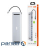 Хаб 2E USB-С USB-A 2.0/2xUSB-A 3.0/2xUSB-C PD/2xHDMI/VGA/jack3.5/microSD/SD/Ethernet, 0.1 (2E-W2703)