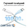 Дата кабель USB-C to USB-C 2.0m PD100W 5A braided L502 white Ugreen (35221)