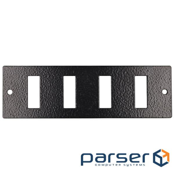 Litsyovo panel 4SC Duplex для UA-FOBC-B, чорна (UA-FO4SCDB)