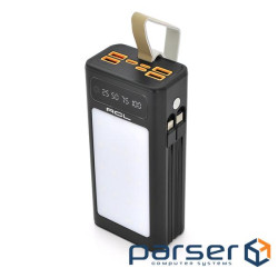 Powerbank ACL PW-90 30000mAh, SOLAR, TypeC + Lighting, Black, Box (ACL PW-90B)