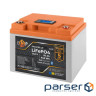 Акумулятор LP LiFePO4 12,8V - 50 Ah (640Wh) (BMS 40A/40А) пластик LCD Smart BT (24421)