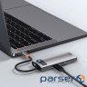 Laptop docking station Baseus Metal Gleam Series 5-in-1(CAHUB-CX0G)