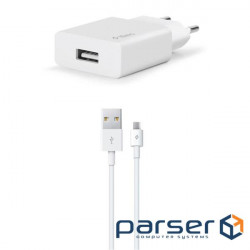 Mains charger Ttec SmartCharger USB 2A White (2SCS20MB) + cable microUSB
