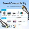 Кабель мультимедійний HDMI M to HDMI M 2.0m V2.0 4K60Hz braided zinc alloy black Vention (ALMBH)