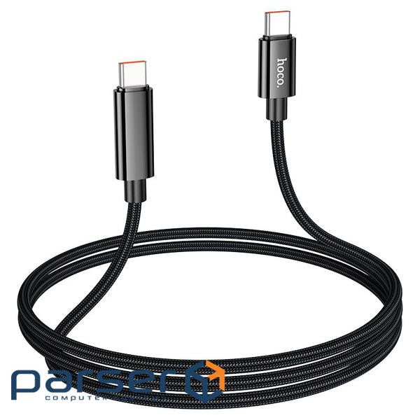 Кабель Type-C - Type-C, Hoco U125, Black, 1 м, 100 Вт 