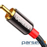 Кабель мультимедійний 3.5mm M to 2xRCA M 5.0m AV116 black Ugreen (10591)
