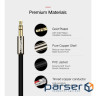 Кабель мультимедійний 3.5mm M to 2xRCA M 5.0m AV116 black Ugreen (10591)