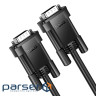 Кабель HOCO US11 VGA male to VGA male HD data cable(L=1M) Black (6942007628204)