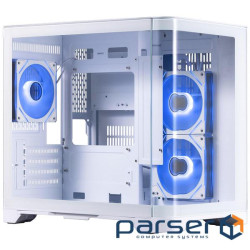 Корпус 1stPlayer UV5-WH-2FC7R-W-1FC7-W White без БП