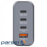Настінний зарядний пристрій Verbatim GaN 140 Вт,4 порта (2xUSB-C-140 Вт,USB-C 20 Вт /USB-A - (32203) /USB-A - (32203)