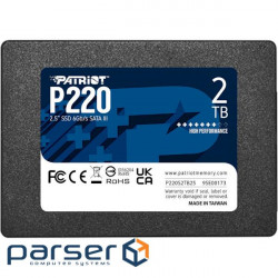 SSD PATRIOT P220 2TB 2.5" SATA (P220S2TB25)