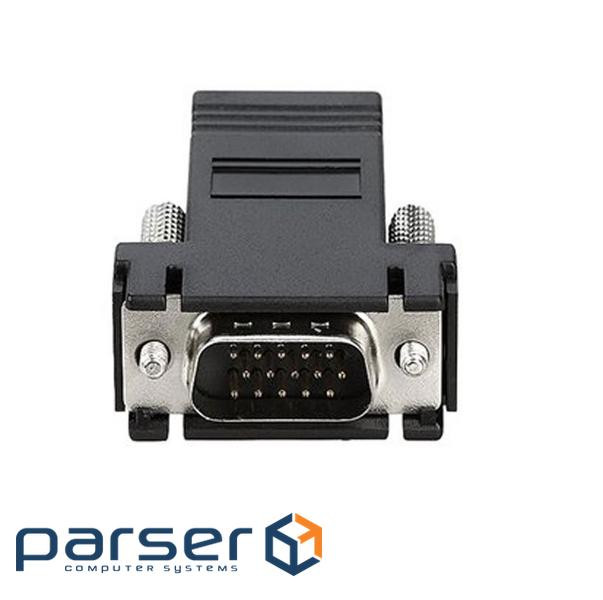 Adapter Lucom VGA HD15 to RJ45 UTP5e, M/F, black (62.01.3204-20)