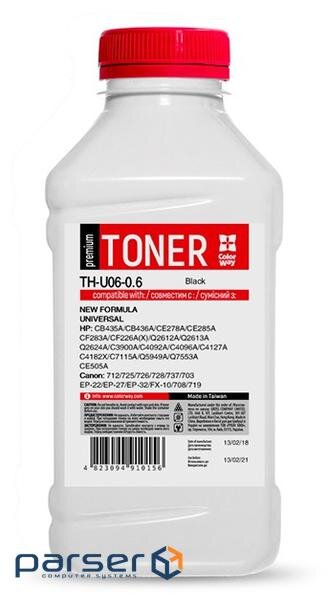 Тонер HP LJ P1005/1006 (CB435A) Premium 60g ColorWay (TH-U06-0.6)
