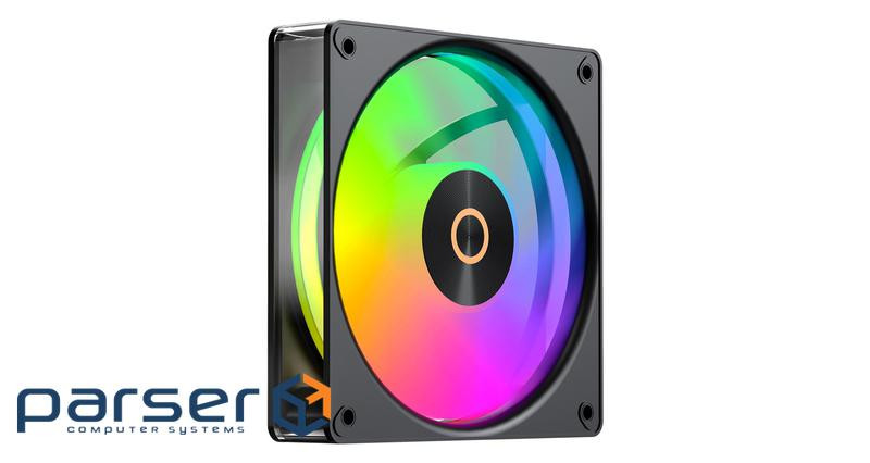 Корпусний вентилятор 120MM GAMMA F12 ELITE BK ARGB (GAMMA-F12-BK1AM00E-GL) OCYPUS