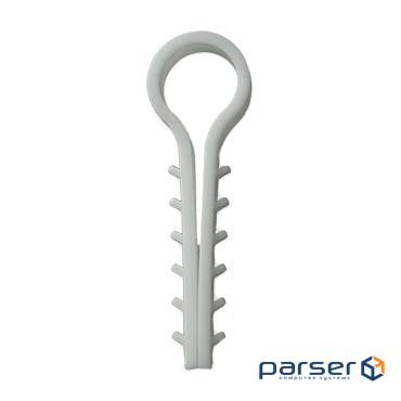 Ялинка кругла d 12 біла (100 шт) Ziplex Дюбель (Ziplex d 12 біла (100 шт) ))