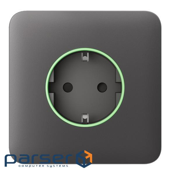 Розумна розетка Ajax SoloCover grey (000038810)