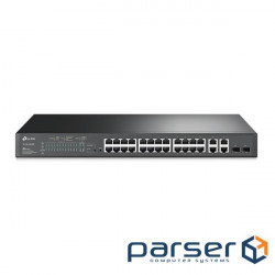 Network switch Cisco SG350X-48-K9-EU Тип - управляемый 3-го уровня, форм-фактор - в стойку, количество портов - 54, порты - SFP+, Gigabit Ethernet, комбинированный, возможность удаленного управления - управляемый, коммутационная способность - 176 Гбит/ с, размер таблицы МАС-адресов - 64000 Кб, корпус - Металический, 48x10/ 100/ 1000TX, 2хSFP+ TP-Link TL-SL2428P
