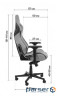 Ігрове крісло GT Racer X-8005 Dark Gray/Black