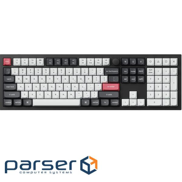 Клавіатура бездротова Keychron Q6 HE Magnetic Switch Black RGB (Q6H-M1-UA)