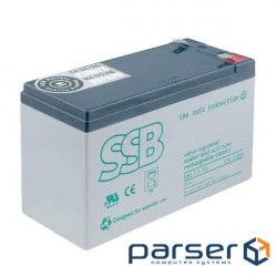 Необслуговуваний акумулятор герметичний акумулятор 12V 7.2Ah (C20 10.5V), технологія (SBL 7,2-12L)