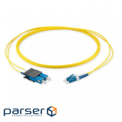 VO patch cord, LC / UPC-SC / UPC, 2.0mm, (OS2), Duplex, LSZH, 1m, Corning (047202R5Z20001M)
