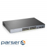 Network switch Cisco SG350X-48-K9-EU Тип - управляемый 3-го уровня, форм-фактор - в стойку, количество портов - 54, порты - SFP+, Gigabit Ethernet, комбинированный, возможность удаленного управления - управляемый, коммутационная способность - 176 Гбит/ с, размер таблицы МАС-адресов - 64000 Кб, корпус - Металический, 48x10/ 100/ 1000TX, 2хSFP+ ZyXel GS1350-26HP-EU0101F