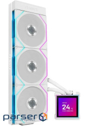 Водяне охолодження для ПК LIAN LI Hydroshift II OLED Curved 360 TL, White (G89.GHS2OLDC36TW.00)
