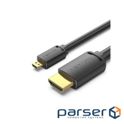 Кабель Vention HDMI - microHDMI, 1 м , Black (AGIBF)