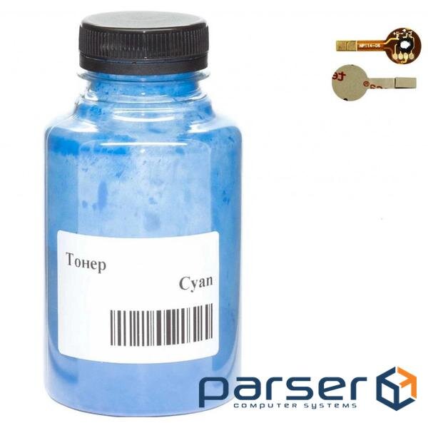 Тонер Canon iR C1225iF / 1225, 210г Cyan + девелопер , +chip AHK (3203843)