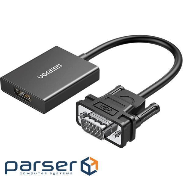Перехідник VGA M to HDMI F CM513 black Ugreen (50945)