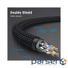 Патч-корд 5м, S/FTP cat 8 RJ-45 COPPER black Vention (IKGBJ)