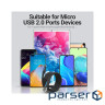 Дата кабель USB 2.0 AM to Micro 5P 1.0m 3A black Vention (COLBF)